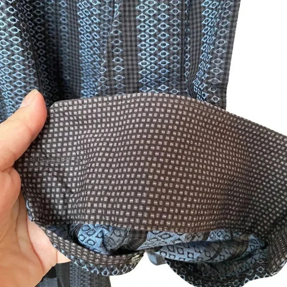 Bugatchi Men’s Classic Woven Cotton Button Down Shirt Long Sleeve Size Large - Picture 7 of 13